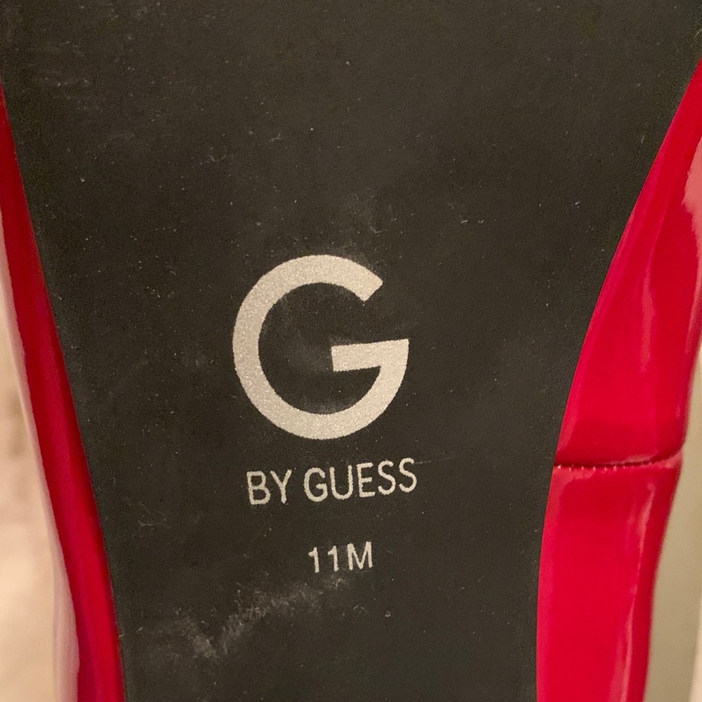 G by Guess Bold Red Platform Heels size 11 - Picture 7 of 10